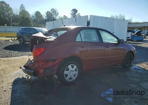 2004 Toyota Corolla Le z USA, uszkodzony, nr VIN 2T1BR38E24C285523